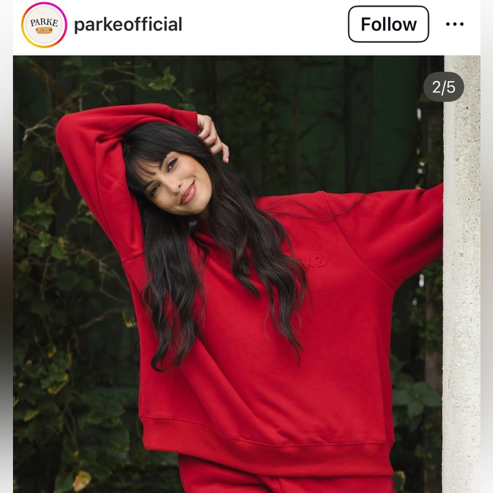 Parke Red Logo Mockneck - Picture 3 of 6